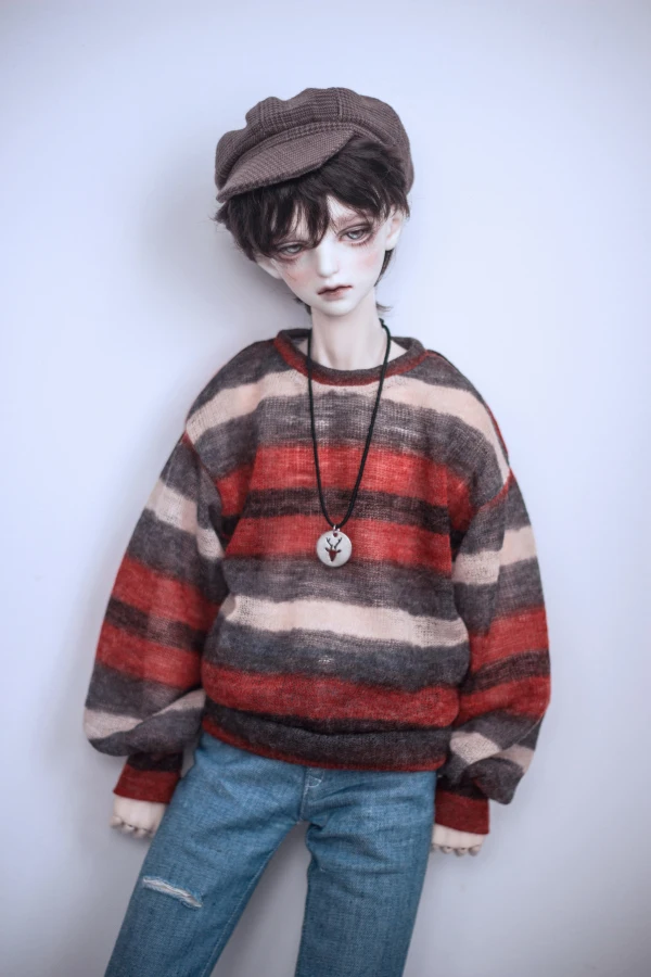 Одежда для куклы BJD 1/3 1/4 1/6 MSD DD Размер Модная коричневая рисовая красная серая