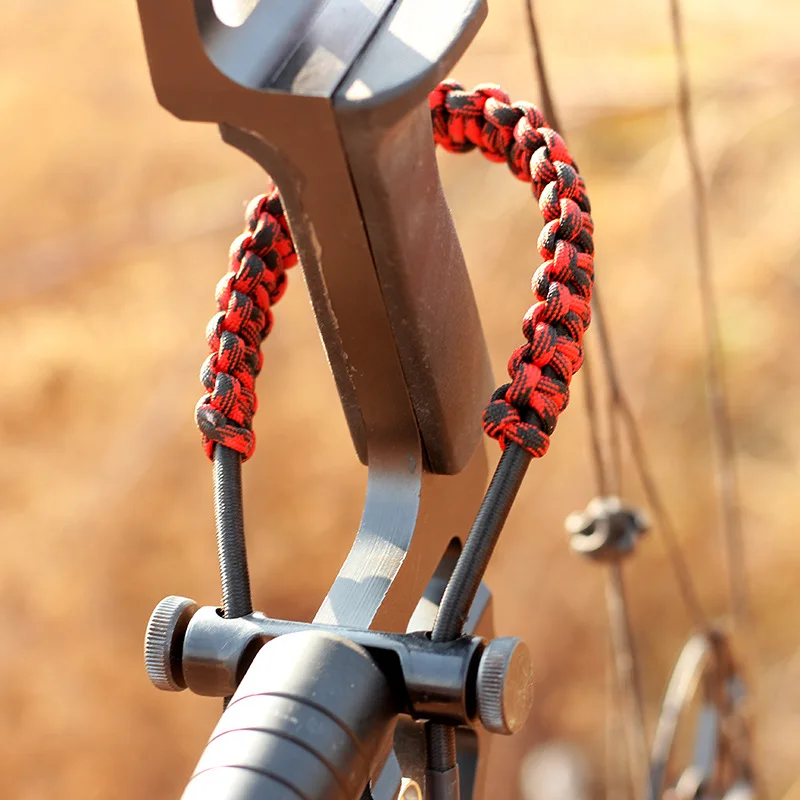 

1PCS Adjustable Nylon Archery Practice Accessory Braided Bow Wrist Strap Wrist Strap Strap For Hunting And Shooting Target