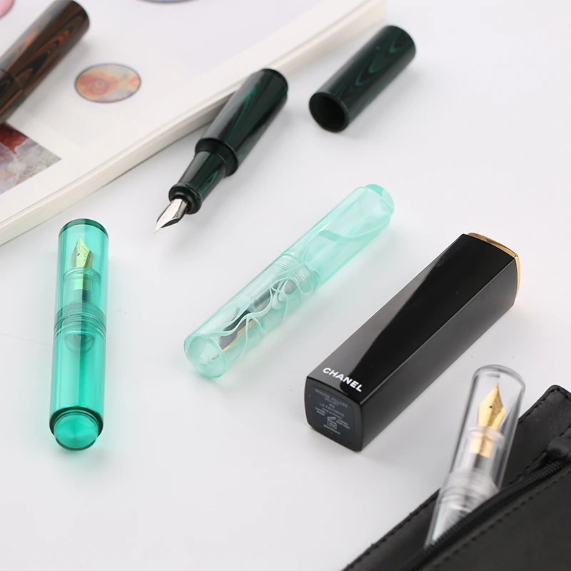 Moonman Wancai Мини Прозрачная карманная капельница перьевая ручка высокого качества