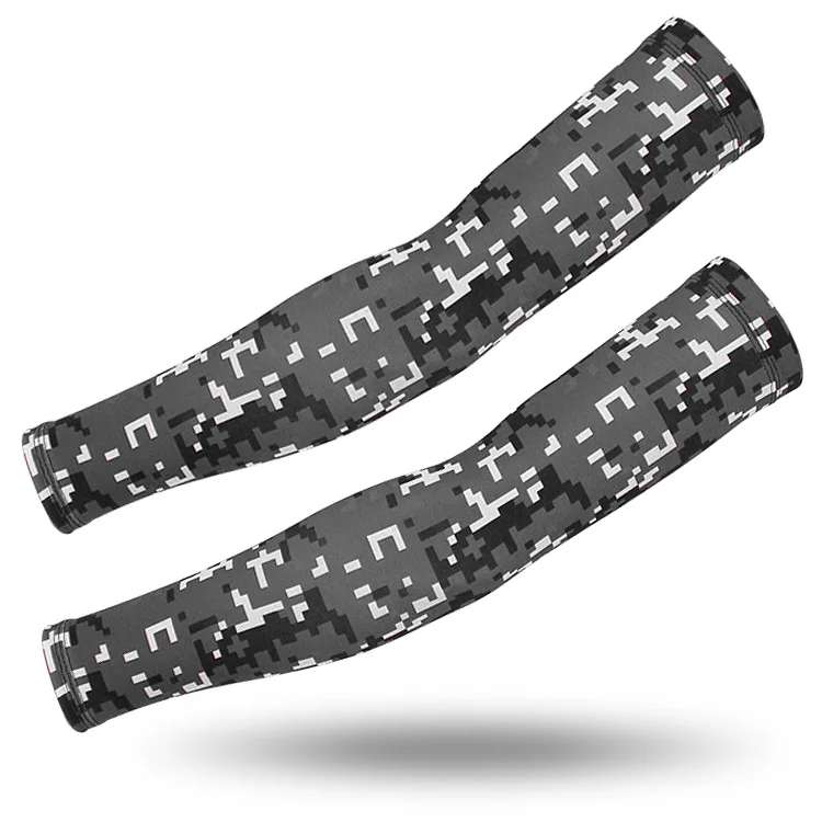 1 Pair Camouflage Arm Warmers Sun Uv Protection Arm Sleeves For Cycling Sports Bicycle Sunscreen Fishing Camping Arm Covers
