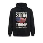 Мужские толстовки с капюшоном и длинным рукавом, с принтом Дональда Трампа