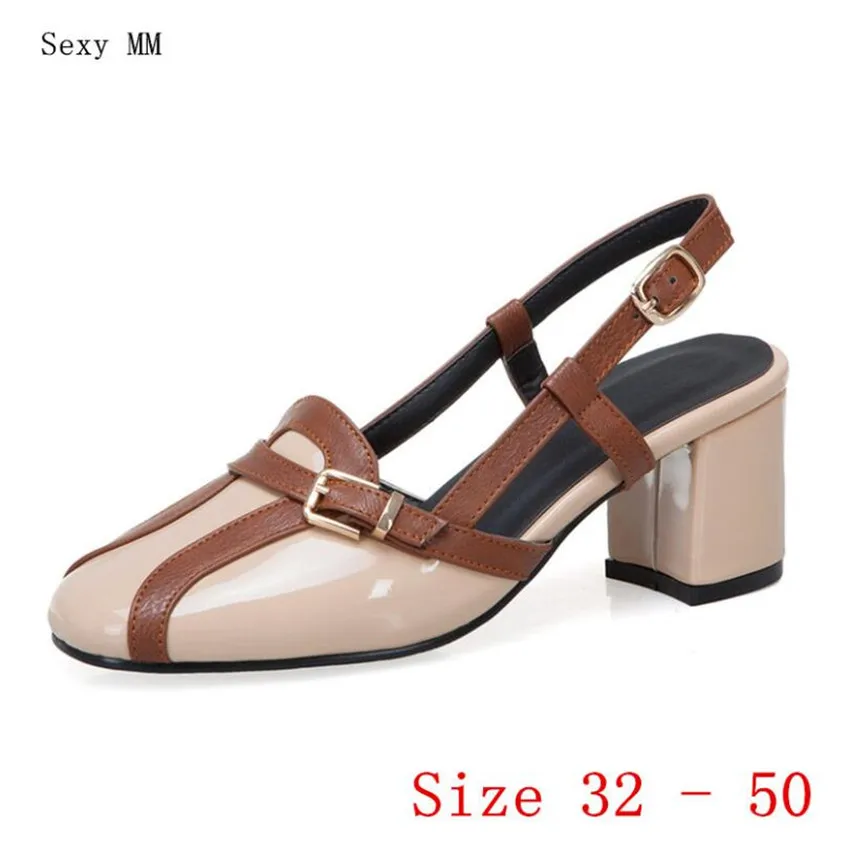 Женская обувь с круглым носком на невысоком каблуке Римские сандалии гладиаторы