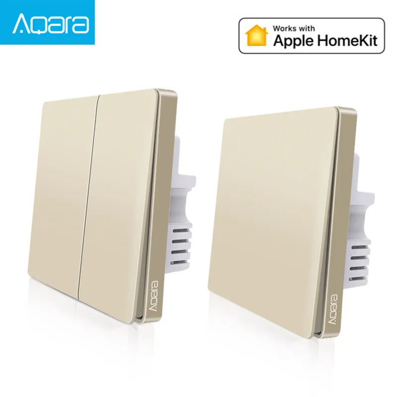 Обновленный оригинальный настенный выключатель Aqara умный светильник ZigBee