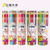 12 colors18water soluble color lead 24 send brush 36 color painting pen hexagonal colored pencil 48 wooden art supplies pencils