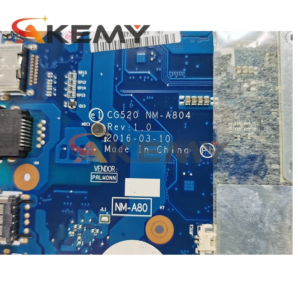 laptop motherboard for lenovo ideapad 110 15ibr n3060 mainboard nm a804 sr2kn with 8gb ram ddr3 free global shipping