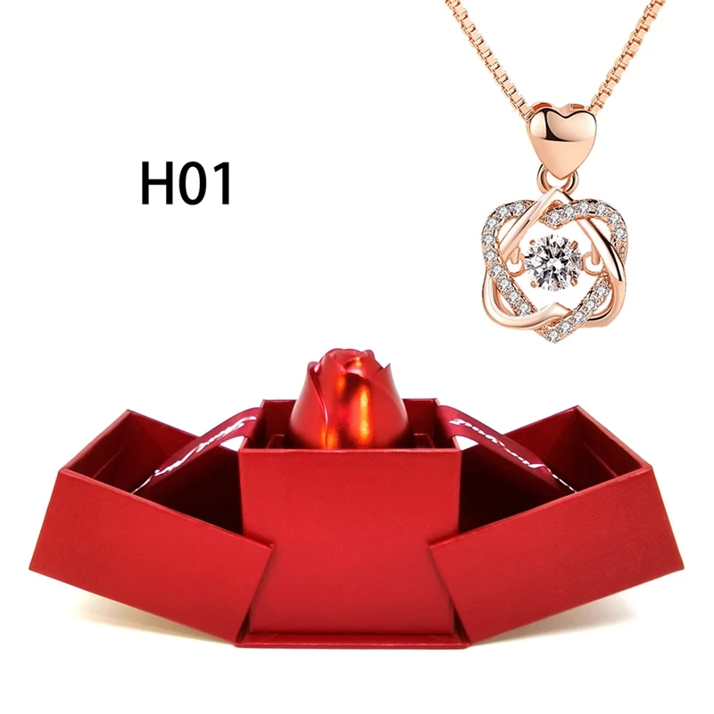 

Jewelry Box 7.8*7.7*7.5cm Jewelry Sets Display Paper Box Necklace Box Packaging Gift Box