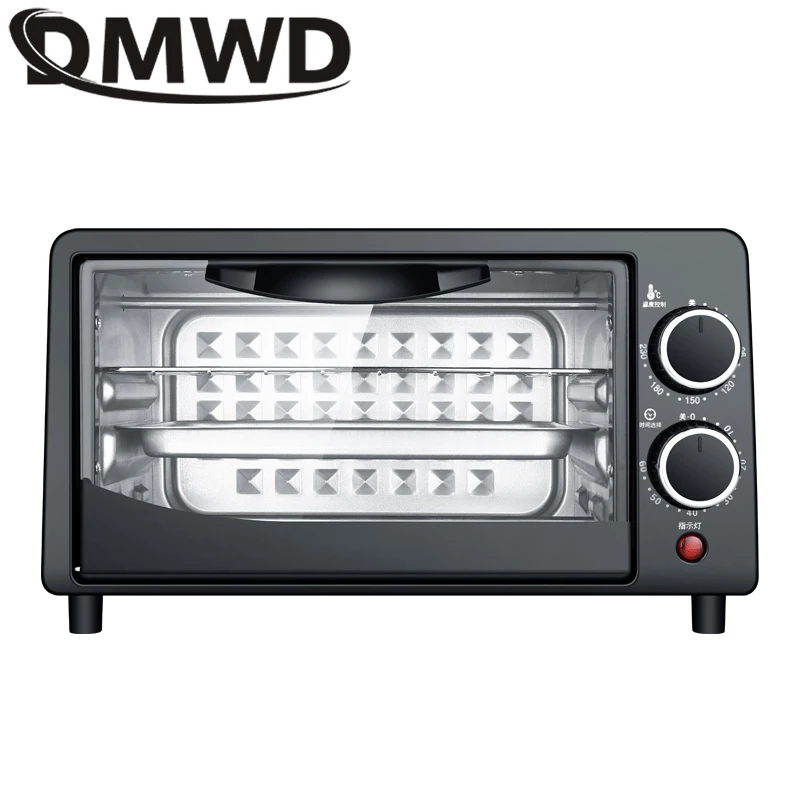 Бытовая электрическая духовка DMWD 12 л небольшая многофункциональная настольная