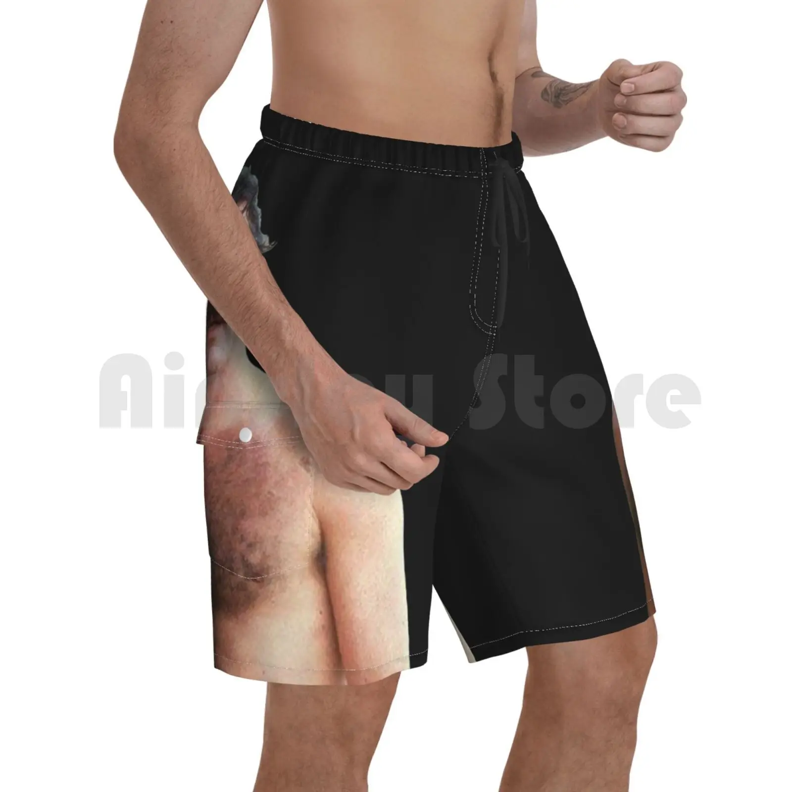 

Tom Selleck Beach Shorts Men Beach Pants Swim Trunks Man Manly Tom Selleck Friends Actor Pi Cool Guy Sexy Nature