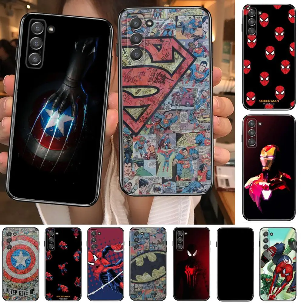 

Marvel Avengers superheroes Phone cover hull For SamSung Galaxy S8 S9 S10E S20 S21 S5 S30 Plus S20 fe 5G Lite Ultra black soft c