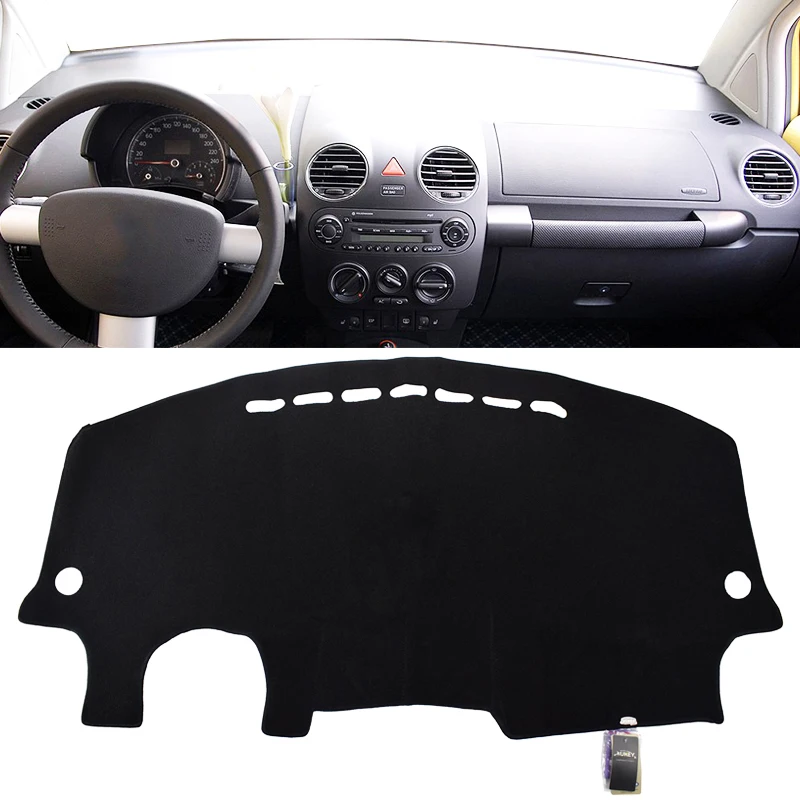 Beetle-LHD 98-10 Крышка приборной панели автомобиля для VW Beetle 1998-2010 Tiguan 2009- Polo MK5 6R Jetta 4 6 MK4 MK6 коврик приборной панели - Название цвета: Beetle-LHD 98-10
