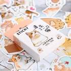 46 шт.лот милый кот этикетка Kawaii дневник ручной работы клейкая бумага хлопья Япония винтажная коробка мини наклейка Скрапбукинг Канцтовары