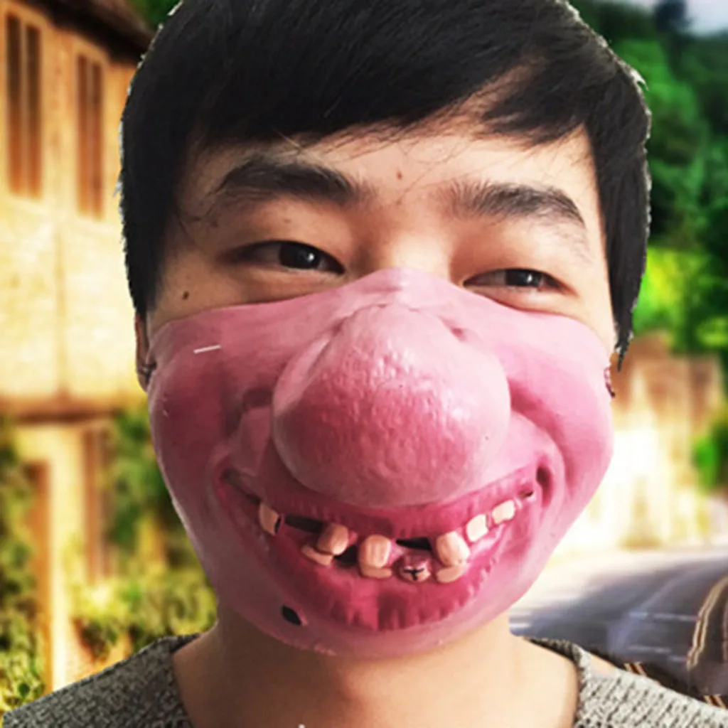 Маска для Хэллоуина из ПВХ Реалистичная маска забавная ужасов на все лицо