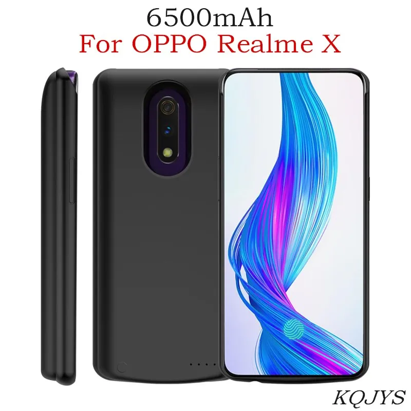 Портативный резервный аккумулятор KQJYS 6500 мАч чехол для OPPO Realme X аккумулятора