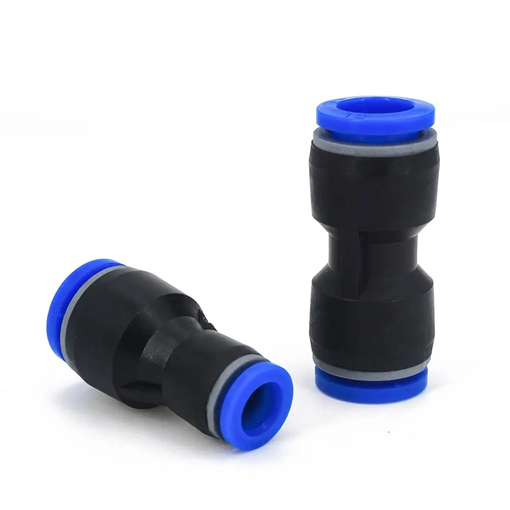 Прямой пневматический Фиттинг с наружным диаметром 4 мм 6 8 10 12 14 16 пластиковый