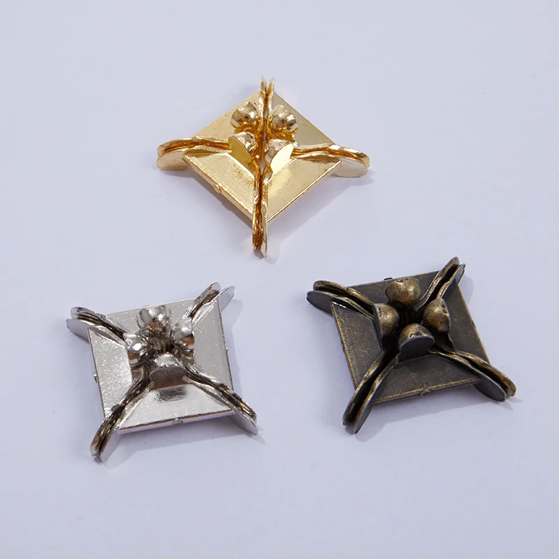 4 шт. Золотой подарочная коробка декоративные деревянные для ног чехол ножкой