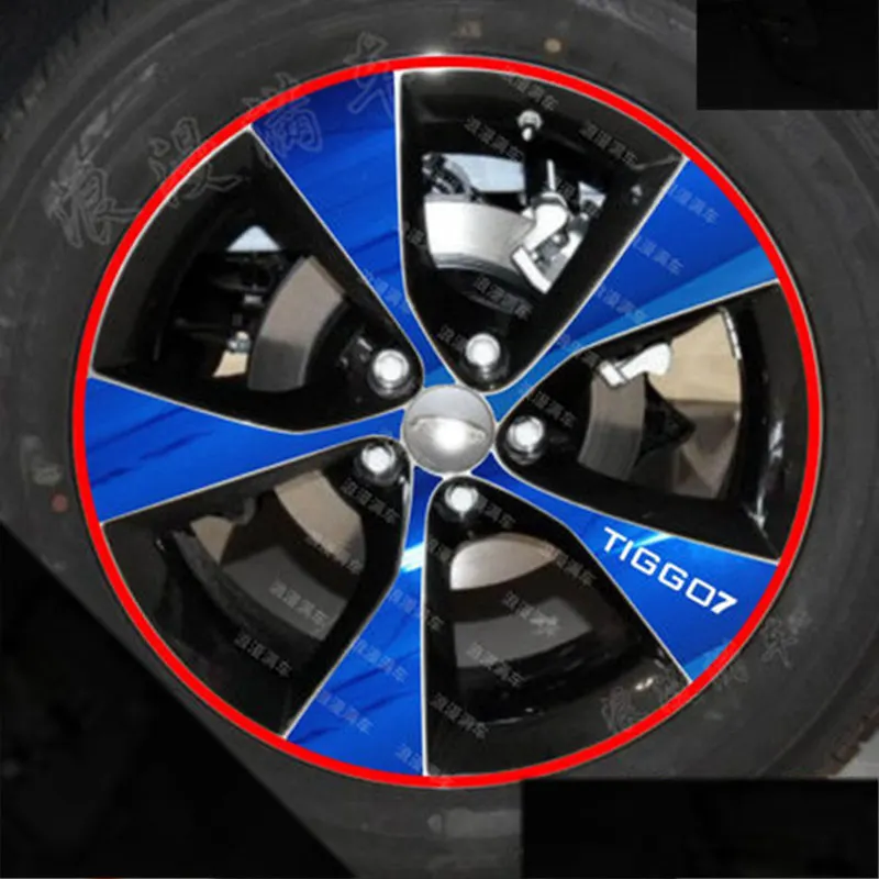 Для Chery Tiggo 7, Tiggo7, обод наклейки колеса автомобиля