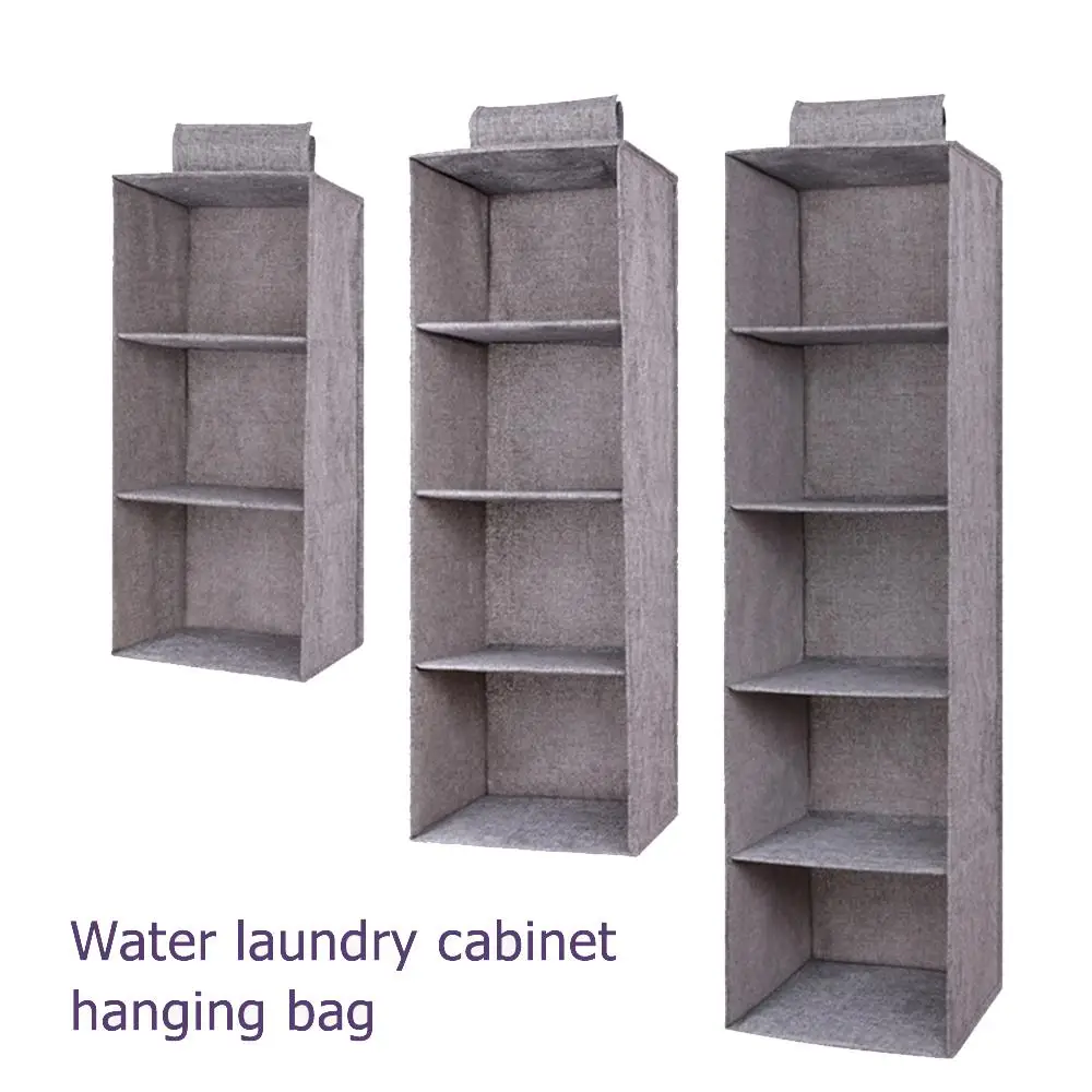 

Folding Storage Cabinets Wardrobe Linenette Multi-Layer Large Capacity Hanging Wardrobe Portable Shelves Clothing 3/4/5 Layers
