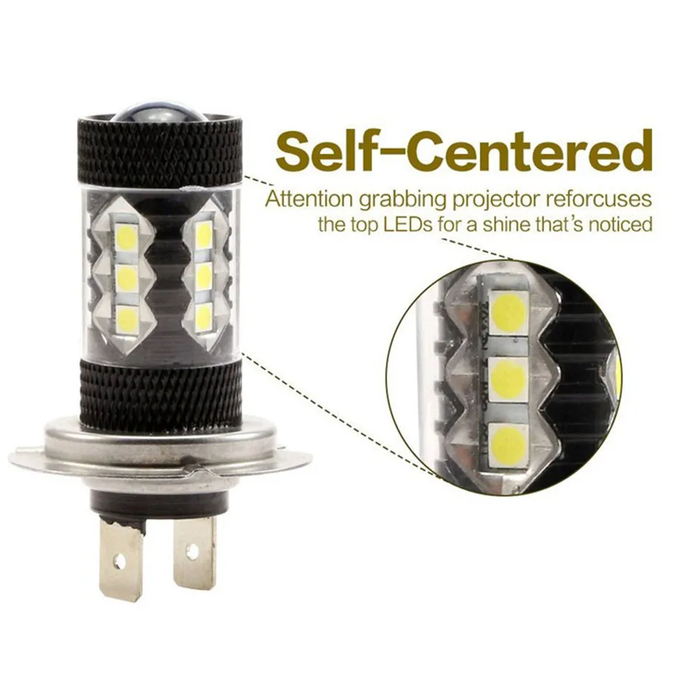 

High Power Bulbs Parking Plug & Play Shock-proof 12V~24V DC Steering 2pcs Set Tail