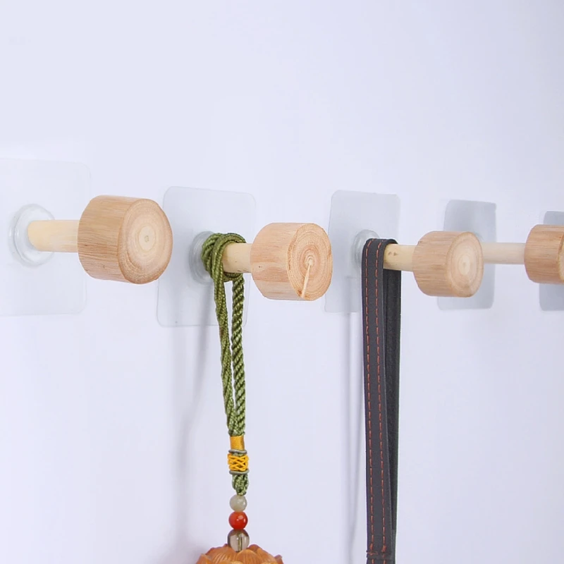 

5 Pcs Wall Hanging Hooks Punch-free Wall-mounted Hat Towel Hanger Organizer Holder Robe Rack for Living Room Bathroom Kitchen