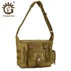 Тактическая Сумка-слинг на ремне для мужчин, водонепроницаемая Спортивная военная сумка через плечо, уличный дорожный мессенджер Molle для ноутбука 14 дюймов