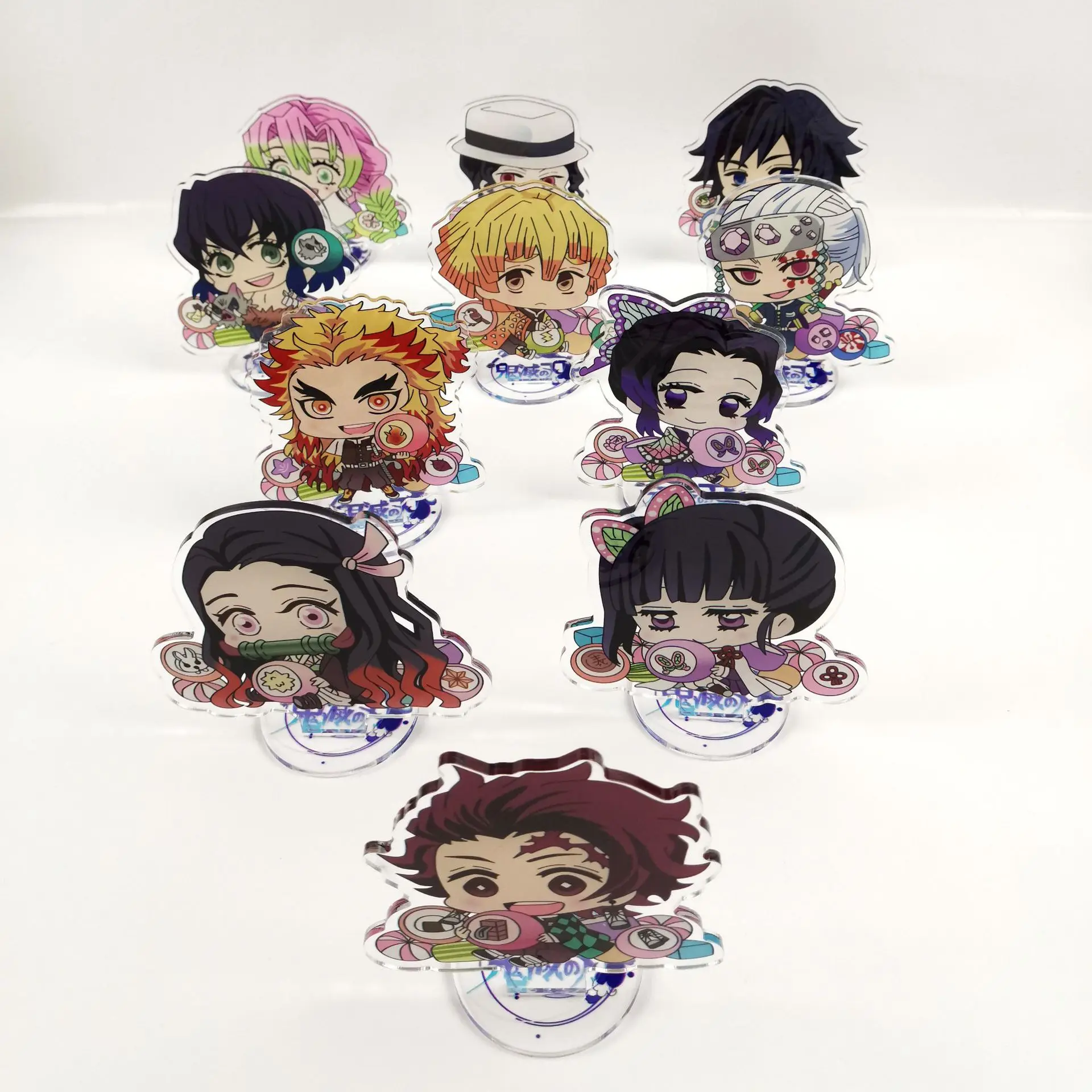 

Japan Anime Demon Slayer Kimetsu no Yaiba Acrylic Stand Model Nezuko Zenitsu Figure Display Decoration Action Figure Plate