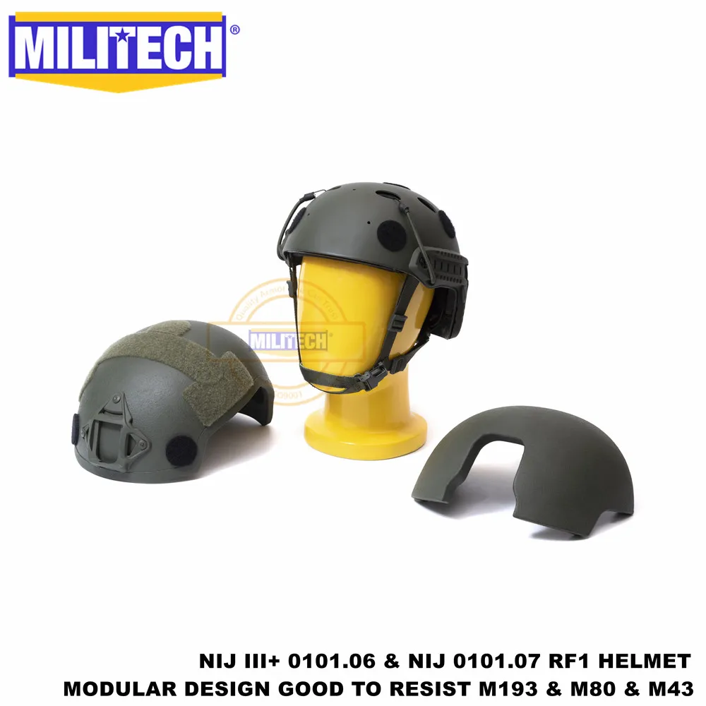 MILITECH NIJ III + 0101 07 RF1 модульный Tacti FAST OD 3 в 1 червячный циферблат лайнер High XP Cut