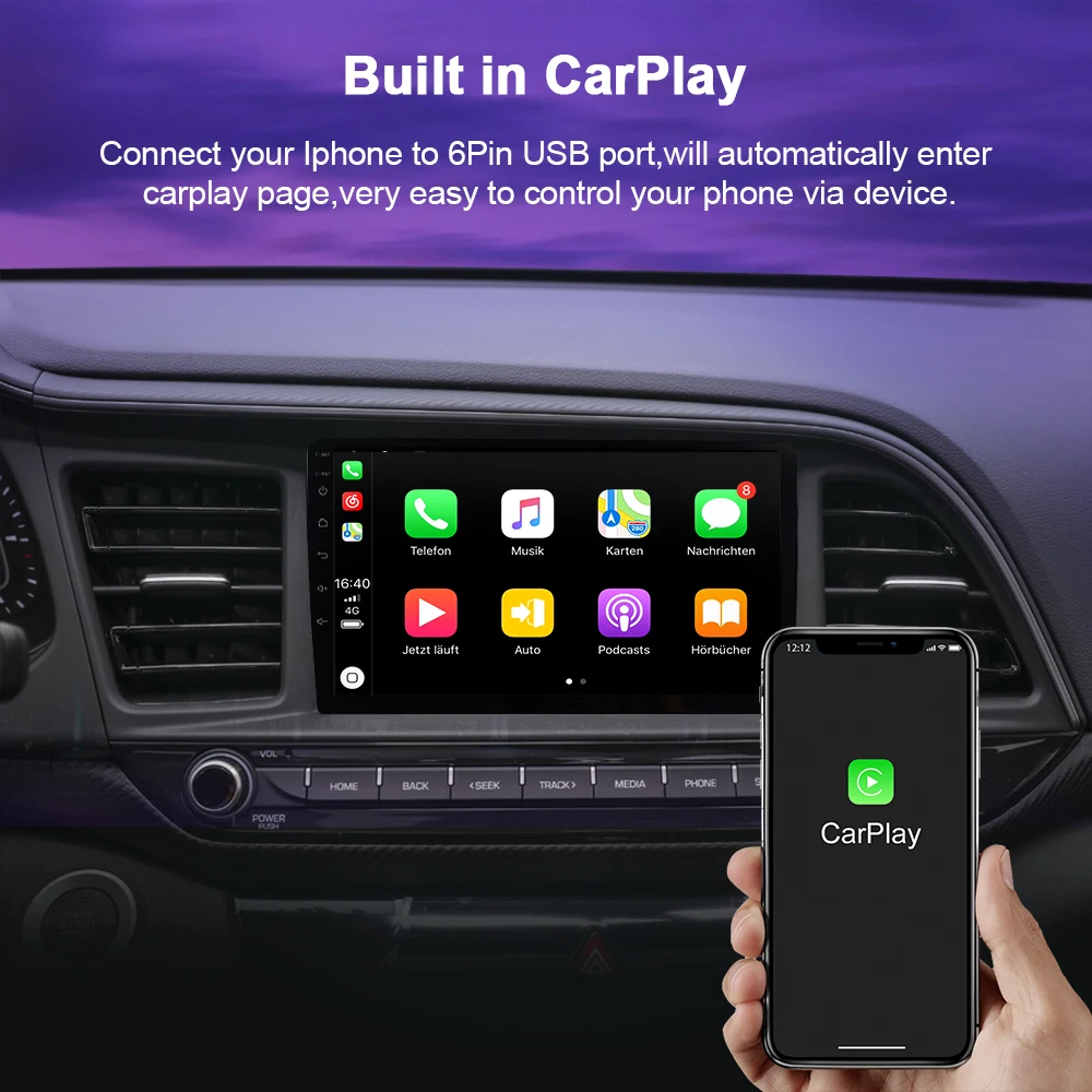OKNAVI 9 'ɺndroid 0 автомобильный 4G WIFI радио для GMC Yukon 2008 2009 2010 2011 2012 мультимедийный