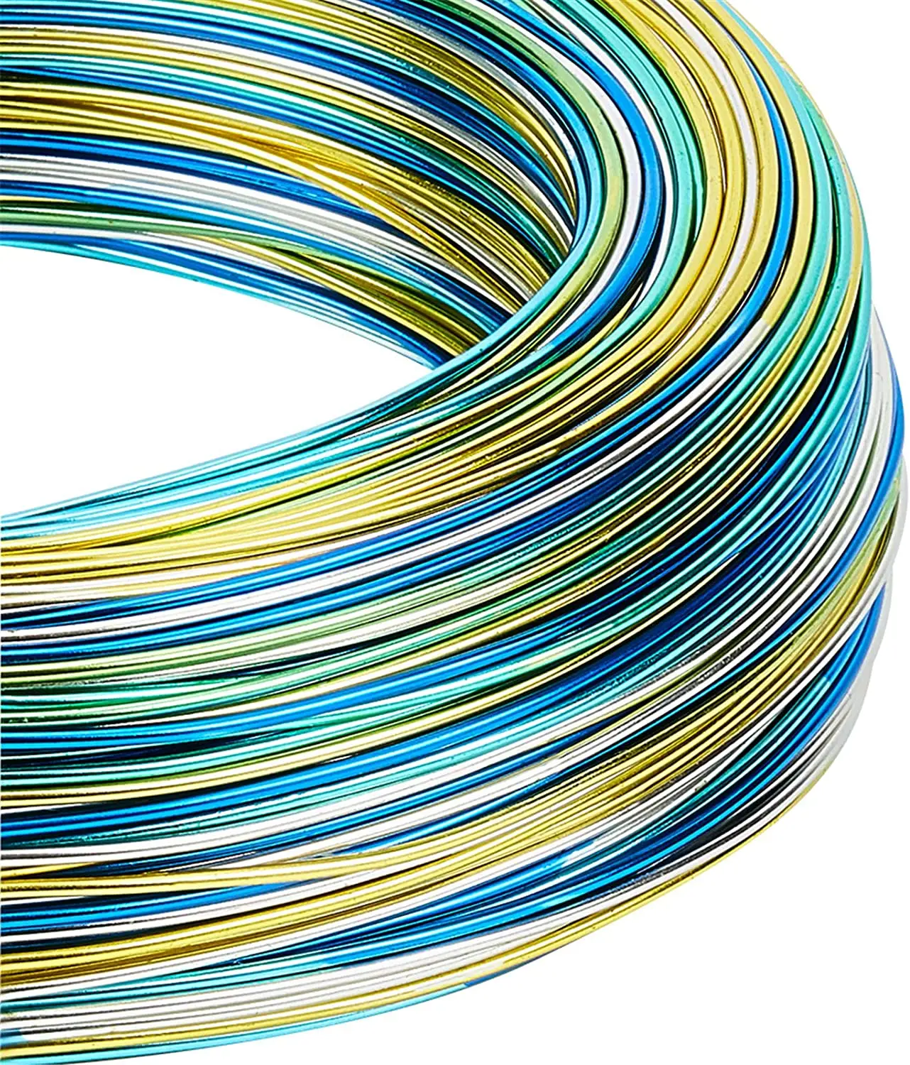 

Гибкая металлическая проволока с коробкой для хранения, серебристая, синяя, зеленая