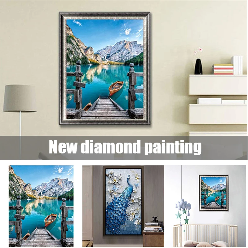 

Diamond Painting Kit Full Drill Paint with Diamonds Cross Stitch Arts Craft Painting for Home Docoration B88