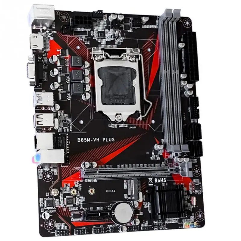 B85M-VH игровой HDMI аксессуары для настольных ПК PCI-e SATA3.0 высокоскоростной компьютер LGA 1150 материнская плата 16G DDR3 USB 3,0 двухканальный