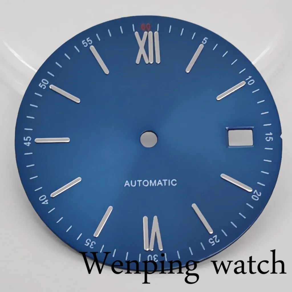 Новый 31 мм стерильный черный/синий/зеленый/серебристый/серый циферблат для часов