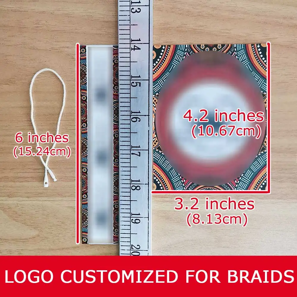 Custom LOGO For Hair Extension Synthetic Braiding Hair Package Customized For Jumbo Braid Pre Stretched Braiding Hair