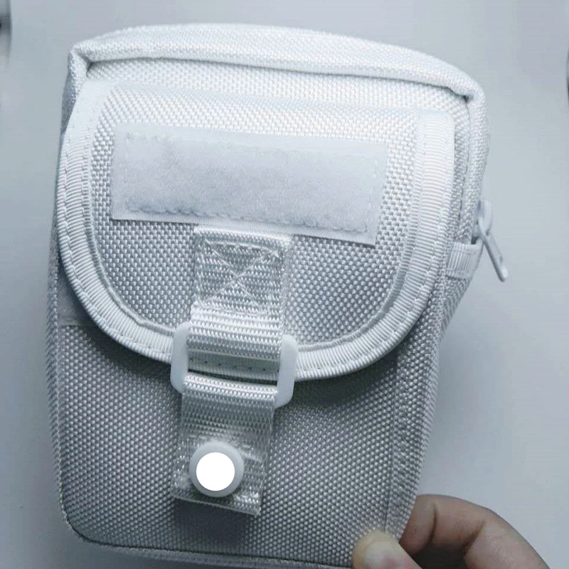 

1000D Nylon Tactical Multifunctional Waterproof Bag Double Zipper Waist Belt Accessory Outdoor Phone Case Pocket Bag
