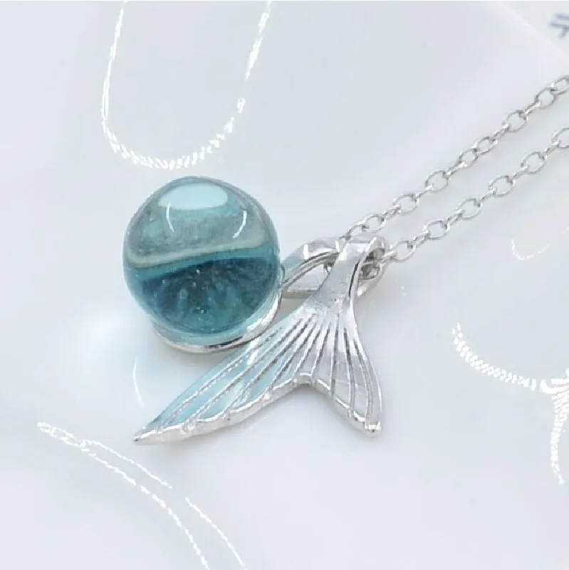 Ожерелье с подвеской хвост русалки для пар|Ожерелья подвеской| |