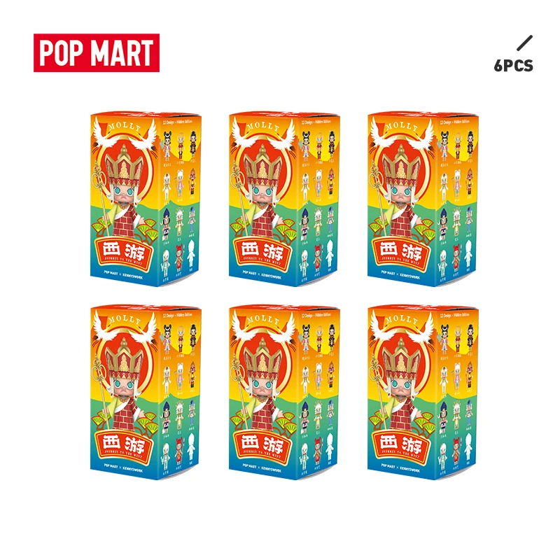 POP MART 6 шт. распродажа рекламная акция Молли Путешествие на Запад игрушки Фигурки