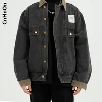new autumn products trendy and handsome korean style solid color loose casual jacket men m5 x 20cf008