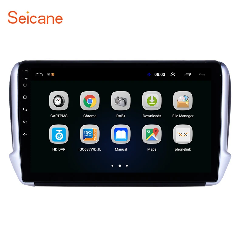 Seicane 10 1 дюймов Android 8 автомобильное радио аудио GPS устройство плеер для 2014 2015 2016