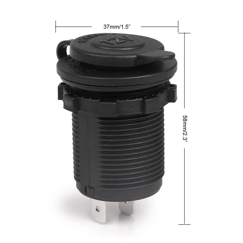 12 В водонепроницаемый прикуриватель гнездо для автомобиля лодки мотоцикла