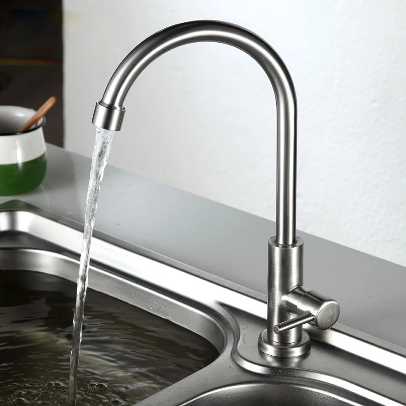 Смеситель для раковины из нержавеющей стали вращающийся на 360 ° | Обустройство