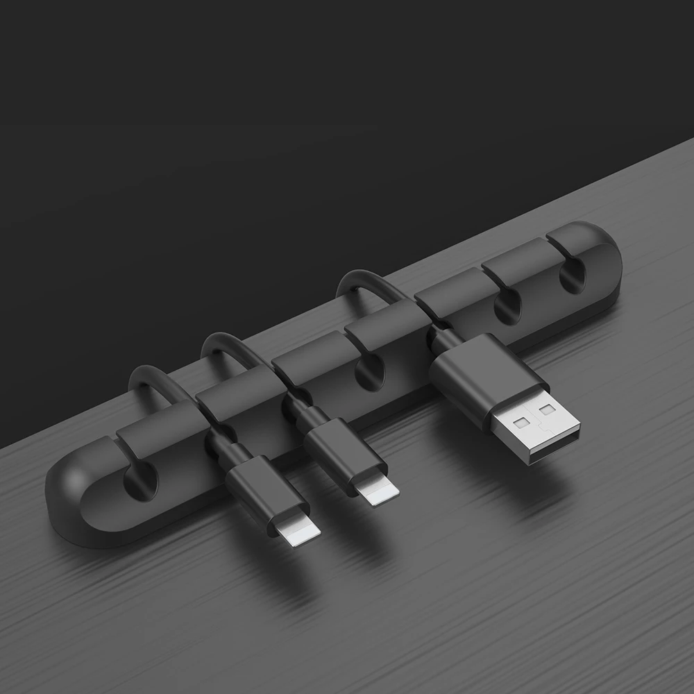 FDBRO usb-кабель держатель силиконовый для кабеля гибкий провод намотки Управление