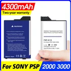 4300 мАч литий-ионный перезаряжаемый аккумулятор для Sony Psp 20003000 Psp-s110 Console