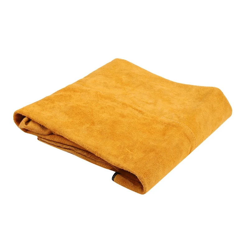 Promotion! 120cm Welding Apron Flame Retardant Long Sleeve Welder Protective Clothing Split Leather Fire-Resistant |