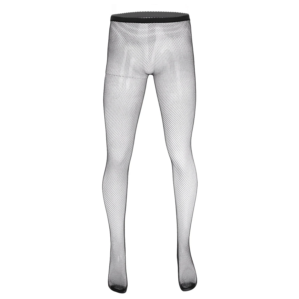 Модные мужские колготки сексуальное нижнее белье Medias Fetish Man Big Mid Small Mesh в сеточку