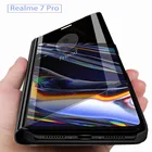 Зеркальный Чехол-книжка Realme 7 Pro, для Oppo Realme 7 Pro 2020