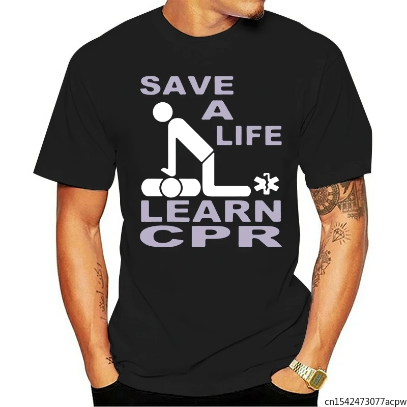 

Save A Life Learn Cpr Emt Paramedic First Aid Cpr Men's T-Shirt