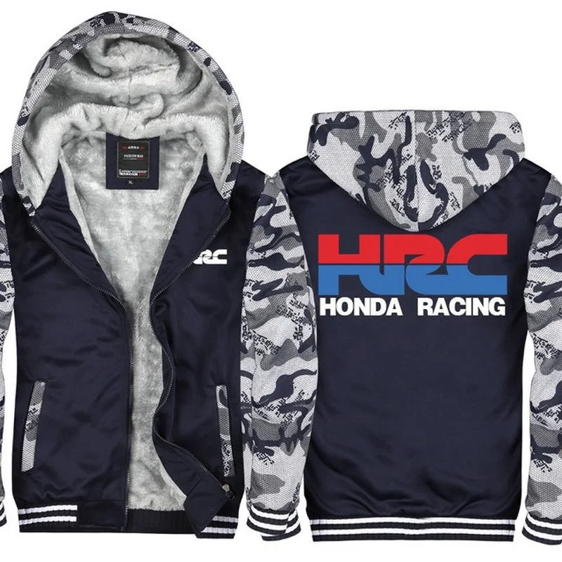 

2021 man Thicken jacket Fashion zipper men's hooded HRC Sweatershirt full sleeave new style coat winter jacket men