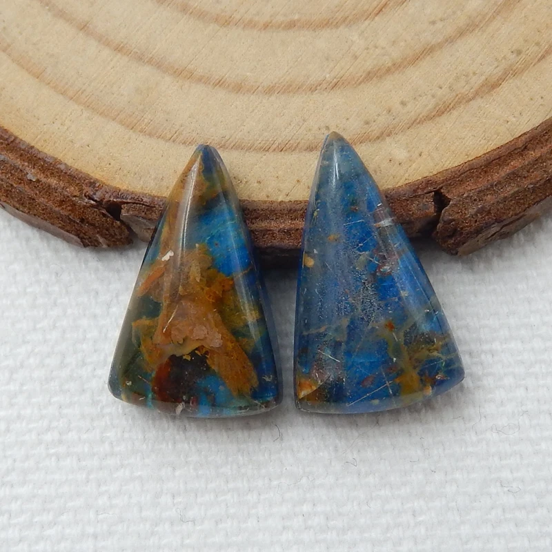 Натуральные камни Хризоколла и золото Rutilated Quartz intasia gember Cabochon аксессуары для