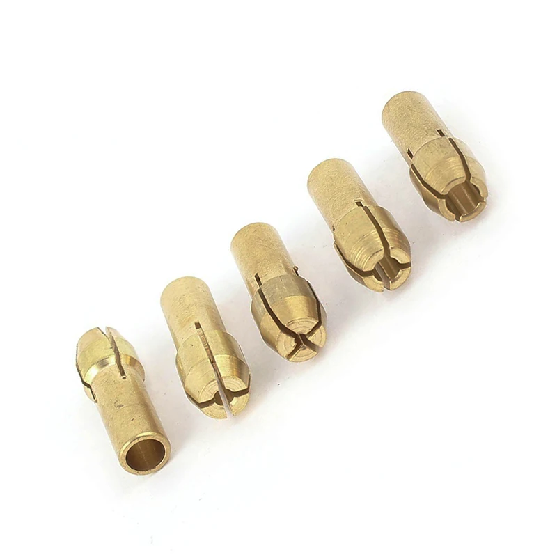 

Brass Collet 1 mm 1.6mm 2.m 3.0mm 3.2mm Rotary Tool 5pcs