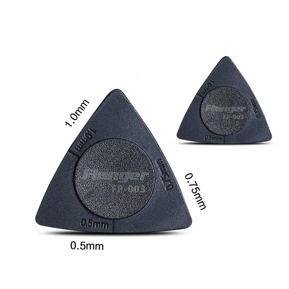 

Triangle Frosted Antiskid Plectrum Electric Guitar Pick Acoustic Music Picks Plectrum 0.5/0.75/1mm Thickness Guitar Accessories