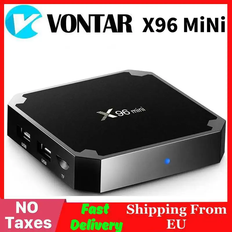 Vontar X96 мини Android ТВ-приставка Amlogic S905W четырехъядерный 2,4G WiFi X96mini Android 7,1 смарт-приставка 4K медиаплеер
